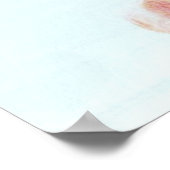 INK BLOT Psychology Inkblot test negende blok Rors Poster (Hoek)