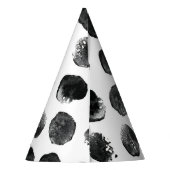 Ink Blot Stippen Party Pet Feesthoedjes (Achterkant)
