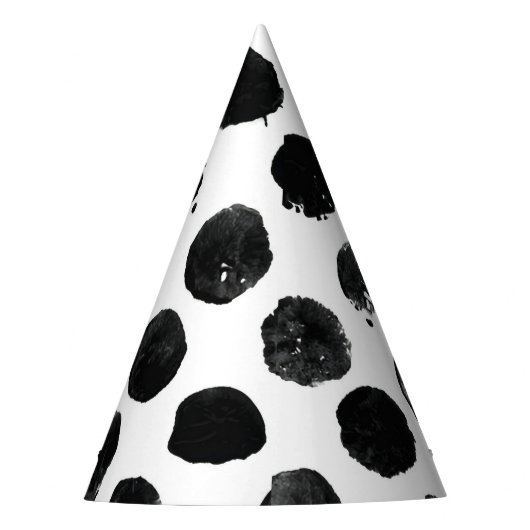 Ink Blot Stippen Party Pet Feesthoedjes (Voorkant)