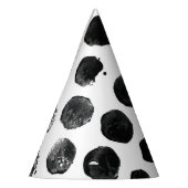 Ink Blot Stippen Party Pet Feesthoedjes (Links)
