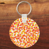 Ink Blotted Background van Shirley Taylor Sleutelhanger (Voorkant)