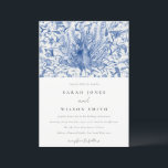 Ink Blue Classy  Waterverf Peacock Wedding Kaart<br><div class="desc">Blue Classy Waterverf Peacock Collectie - het is een elegante waterverf Illustratie van blauwe waterverf florale pauw, met een moderne minimale aanraking. Ideaal voor je moderne bruiloft en feestjes. Het is zeer gemakkelijk om, met uw persoonlijke details aan te passen. Als u een ander bijpassend product of aanpassing nodig hebt,...</div>