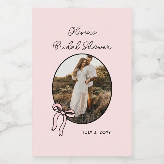 .ink Bruidsfeestcadeau Mini-wijnlabel Wijn Etiket (Enkel label)