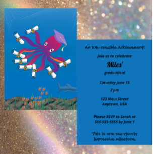 Ink-credibile Afstudeerfeest Kaart