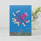 Ink-credible Achievement Grad Party Kaart (Staand voorkant)