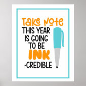 Ink-Credible Year Ahead Poster (Voorkant)