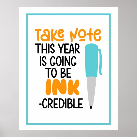 Ink-Credible Year Ahead Poster (Voorkant)