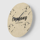 Ink Drop Effect Company Name Grote Klok (Hoek)