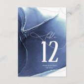 Ink Flow Table Number Blue ID762 Kaart (Voorkant)