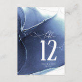 Ink Flow Table Number Blue ID762 Kaart (Achterkant)