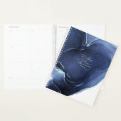 Ink Flow Wedding Blue ID762 Planner (Display)