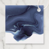 Ink Flow Wedding Hartelijk dank, blauwe ID762 Bedankjes Labels (Achterkant)