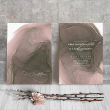 Ink Flow Wedding Taupe ID762