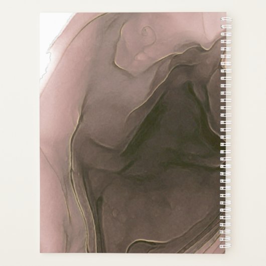 Ink Flow Wedding Taupe ID762 Planner (Achterkant)