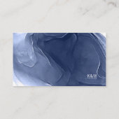 Ink Flow Wedding Wishing Well Blue ID762 Informatiekaartje (Achterkant)