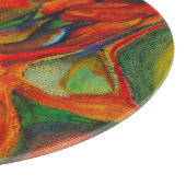 Ink flower snijplank (Hoek)