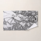 Ink Goddess Pagan Art opruimen Handdoek (Handdoek)