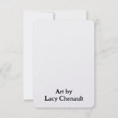 Ink Goddess Pagan Art opruimen Save The Date (Achterkant)