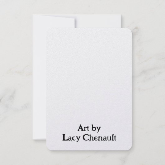 Ink Goddess Pagan Art opruimen Save The Date (Achterkant)