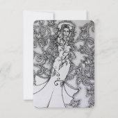 Ink Goddess Pagan Art opruimen Save The Date (Voorkant)