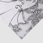 Ink Goddess Pagan Art opruimen Tissuepapier (Detail)