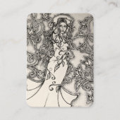 Ink Goddess Pagan Art opruimen Visitekaartje (Voorkant)