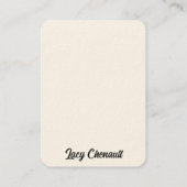 Ink Goddess Pagan Art opruimen Visitekaartje (Achterkant)