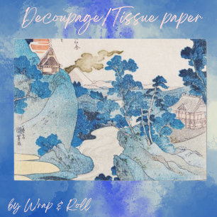 Ink Graphics Asian Decoupage Craft Tissue Paper Tissuepapier