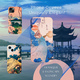 Ink Graphics Asian Landscape iPhone 8/7 Hoesje