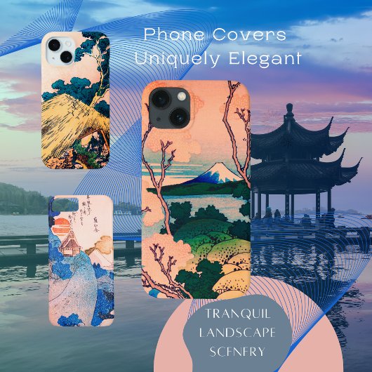 Ink Graphics Asian Landscape Case-Mate iPhone Case