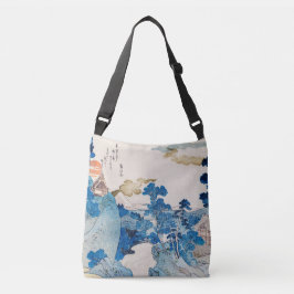 Ink Graphics Asian Landscape Crossbody Bag Crossbody Tas