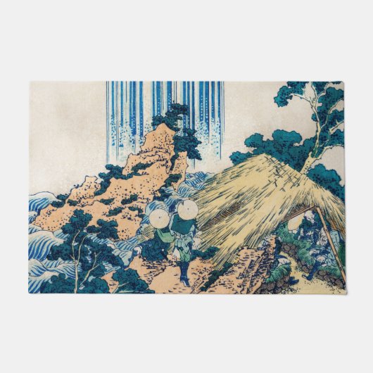 Ink Graphics Asian tuinen Landscape Doormat Deurmat (Voorkant)