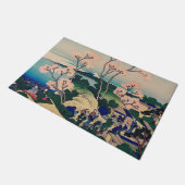 Ink Graphics Aziatische tuinen Landschap Deurmat (Schuin)