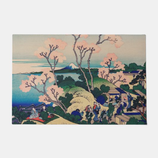 Ink Graphics Aziatische tuinen Landschap Deurmat (Voorkant)