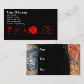 Ink House Visitekaartje (Voorkant / Achterkant)