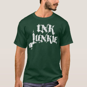 Ink Junkie Tattoo Artist Machine T-shirt
