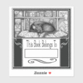 INK Lenore de Meesterkat Boekplaat Sticker (Vel)