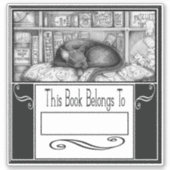 INK Lenore de Meesterkat Boekplaat Sticker (Voorkant)