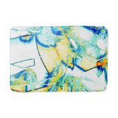 Ink liep in meer dan één richting? Geel, cyaan. Badmat (Voorkant)