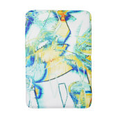 Ink liep in meer dan één richting? Geel, cyaan. Badmat (Voorkant Verticaal)