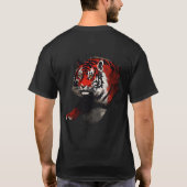 Ink Majesty: De grillen van de tijger T-shirt (Achterkant)