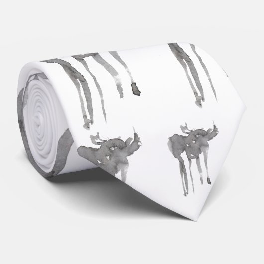 Ink Moose Stropdas (Opgerold)
