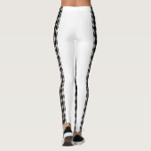 "Ink Noir: Tattoo Black Lady Leggings Collectie" (Achterkant)