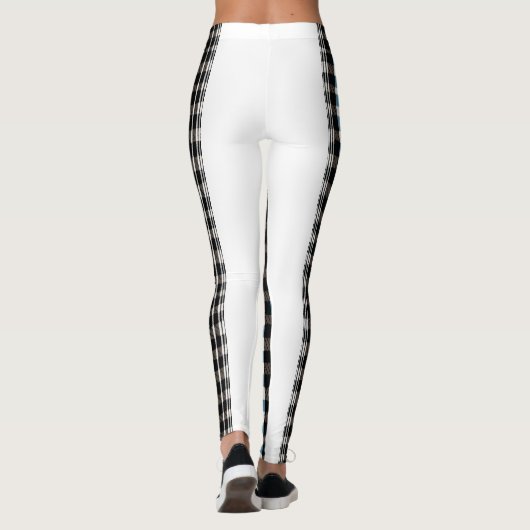 "Ink Noir: Tattoo Black Lady Leggings Collectie" (Achterkant)
