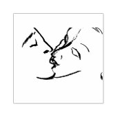 Ink Pad Kiss Rubberstempel (Afrduk)