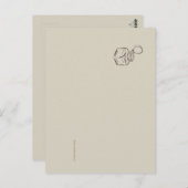 Ink pot- Forgotten Archive- Minimalist Briefkaart (Voorkant / Achterkant)