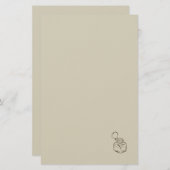 Ink pot- Forgotten Archive- Minimalist Briefpapier (Voorkant / Achterkant)