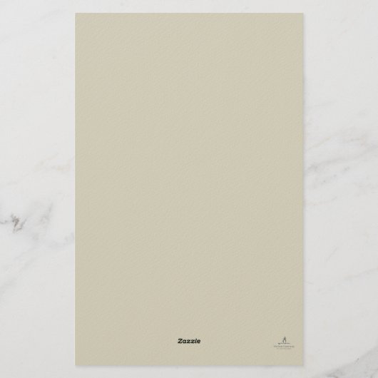 Ink pot-Forgotten Archive- Minimalist  Briefpapier (Achterkant)