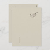 Ink pot- Forgotten Archive- Minimalist Feestdagenkaart (Voorkant / Achterkant)