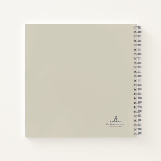 Ink pot- Forgotten Archive- Minimalist Notitieboek (Achterkant)